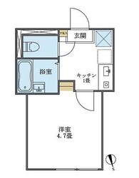 フェリーチェ北千住の物件間取画像